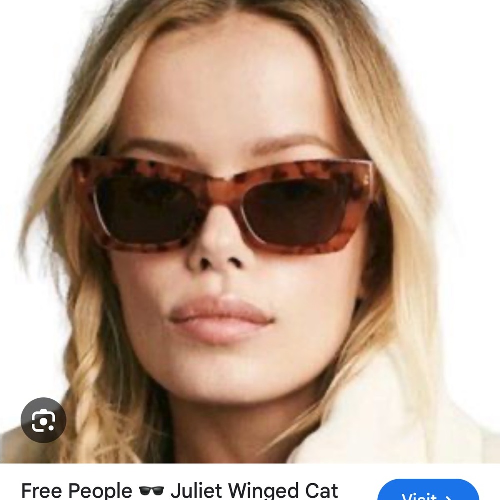 Free peoplee Juliet winged sunglasses